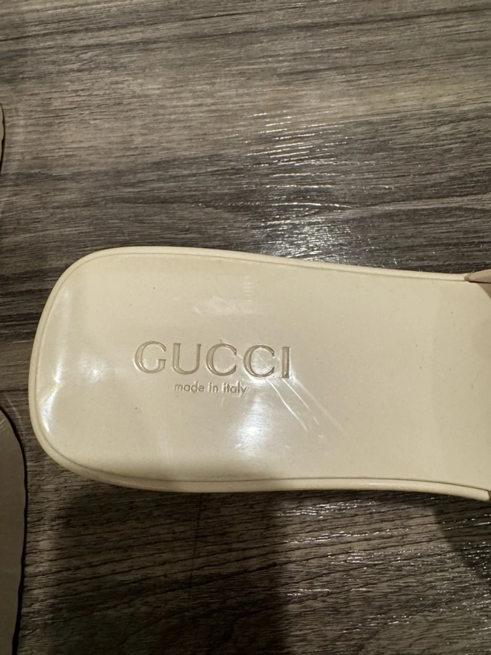 Gucci Rubber Plastique Slide Platform Sandal Heel Size 41 (11)